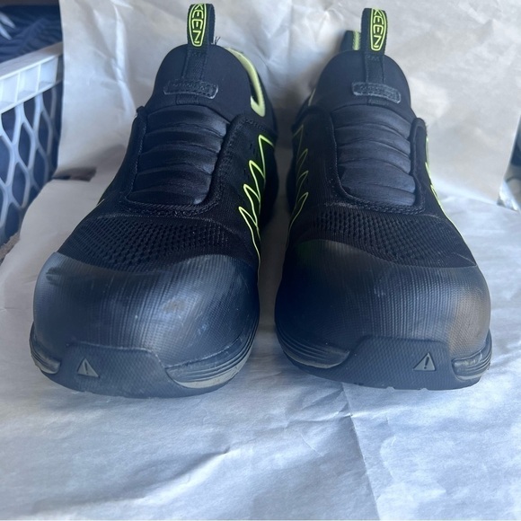 Keen Utility Shoes Mens 11D Black Vista Energy Carbon Toe Safety Work Steel Toe - Picture 2 of 11